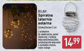 ALDI BELAVI Spiralna latarnia solarna oferta