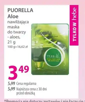 Hebe Maska do twarzy Aloe oferta