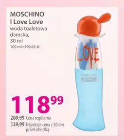 Hebe Woda toaletowa dla kobiet Moschino oferta