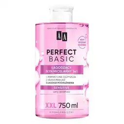 Hebe AA Perfect Basic łagodzący płyn micelarny 3w1 SENSITIVE 750 ml oferta