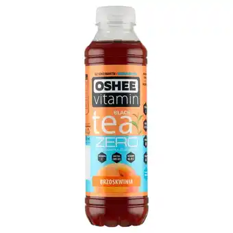Netto Oshee Vitamin Black Tea Zero Niegazowany napój herbaciany o smaku brzoskwiniowym 555 ml oferta