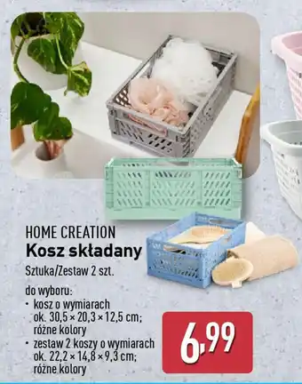 ALDI HOME CREATION Kosz składany oferta