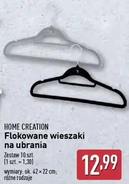 ALDI HOME CREATION Flokowane wieszaki na ubrania oferta