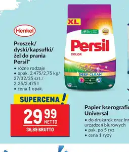 Makro Proszek/dyski/kapsułki/żel do prania Persil oferta