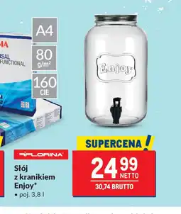 Makro Słój z kranikiem Florina Enjoy oferta