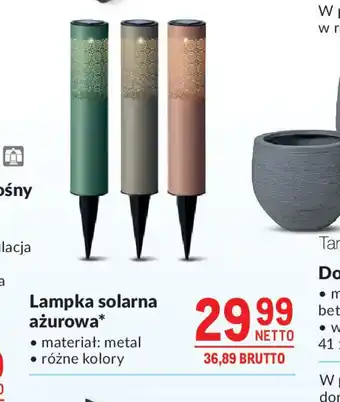 Makro Lampka solarna ażurowa oferta