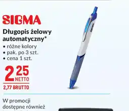 Makro Długopis żelowy automatyczny Sigma oferta