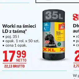 Makro Worki na śmieci LD z taśmą oferta