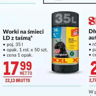 Makro Worki na śmieci LD z taśmą oferta