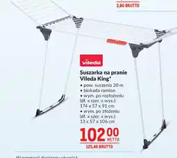 Makro Suszarka na pranie Vileda King oferta