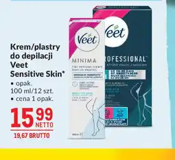 Makro Krem/plastry do depilacji Veet Sensitive Skin oferta