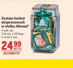 Makro Zestaw herbat ekspresowych w słoiku Ahmad oferta