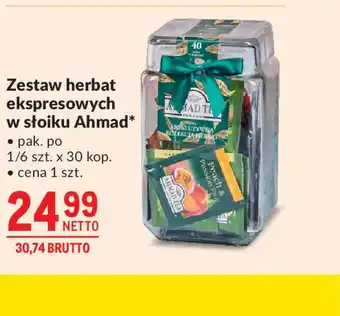 Makro Zestaw herbat ekspresowych w słoiku Ahmad oferta