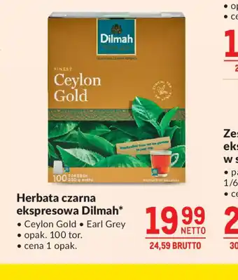 Makro Herbata czarna ekspresowa Dilmah oferta