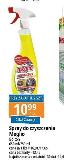 E.Leclerc Odtłuszczacz w sprayu Meglio oferta