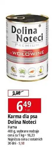 E.Leclerc Karma dla psów bogata w wołowinę Dolina Noteci Premium oferta