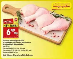 Biedronka Świeże udo lub podudzie z kurczaka pakowane próżniowo Kraina Mięs Mega Paka oferta