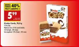 Biedronka Kinder Cards, 76,8 g oferta