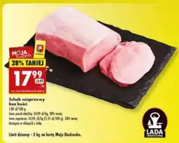 Biedronka Schab wieprzowy bez kości oferta