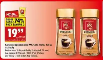 Biedronka Kawa rozpuszczalna MK Café Gold 175 g oferta
