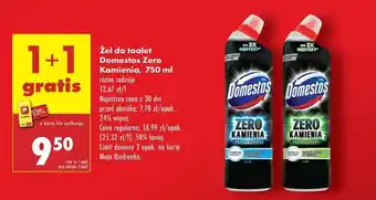 Biedronka Żel do toalet Domestos Zero Kamienia, 750 ml oferta