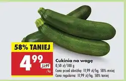 Biedronka Cukinia na wage oferta