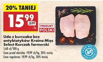 Biedronka Udo z kurczaka bez antybiotyków Kraina Mięs Select Kurczak farmerski oferta