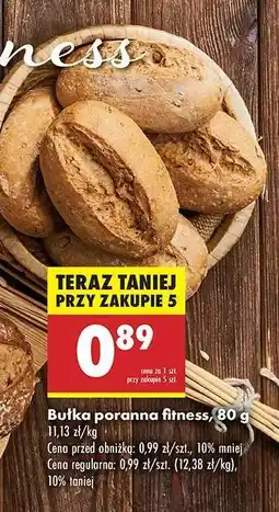 Biedronka bułka poranna fitness , 80 g oferta