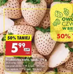 Biedronka Truskawka biała, opak. 175 g oferta