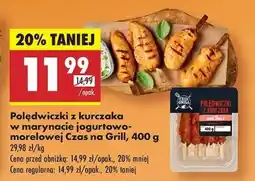 Biedronka Polędwiczki z kurczaka w marynacie jogurtowo morelowej Czas na Grill 400 g oferta