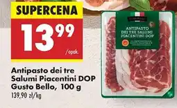 Biedronka Antipasto dei tre salumi piacentini DOP Gusto Bello 100 g oferta