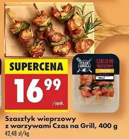 Biedronka Szaszłyk wieprzowy z warzywami Czas na Grill, 400 g oferta