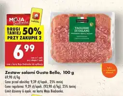 Biedronka Zestaw salami Gusto Bello , 100 g oferta