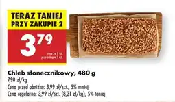 Biedronka Chleb słonecznikowy 480 g oferta