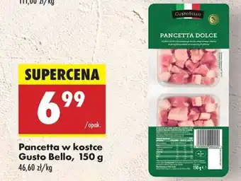 Biedronka Pancetta w kostce Gusto Bello, 150 g oferta