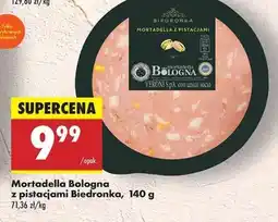 Biedronka Mortadella Bologna z pistacjami Biedronka, 140 g oferta
