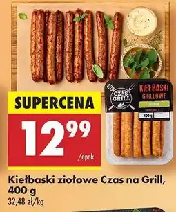 Biedronka Kiełbaski ziołowe Czas na Grill , 400 g oferta