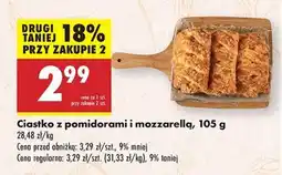 Biedronka Ciastko z pomidorami i mozzarellą, 105 g oferta