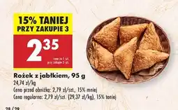 Biedronka Rożek z jabłkiem , 95 g oferta