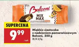 Biedronka Miękkie ciasteczka z nadzieniem pomarańczowym Balconi, 350 g oferta