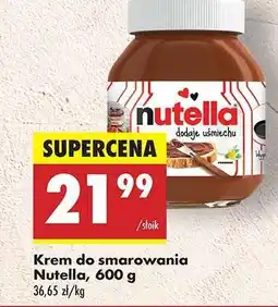 Biedronka Krem do smarowania Nutella , 600 g oferta