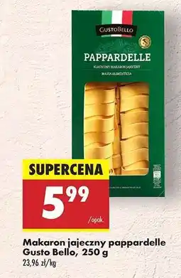 Biedronka Makaron jajeczny pappardelle Gusto Bello 250 g oferta