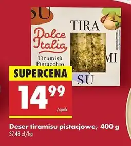 Biedronka Deser tiramisu pistacjowe, 400 g oferta