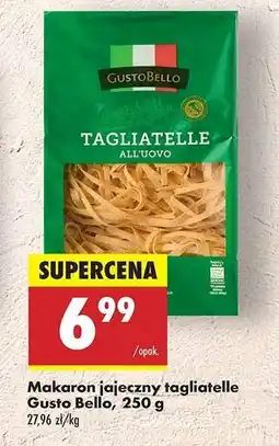 Biedronka Makaron jajeczny tagliatelle Gusto Bello, 250 g oferta