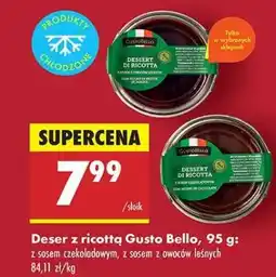 Biedronka Deser z ricottą Gusto Bello, 95 g oferta