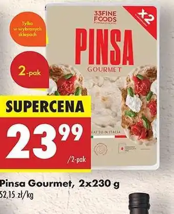 Biedronka Pinsa Gourmet, 2x230 g oferta