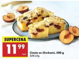 Biedronka Ciasto ze śliwkami 500 g oferta