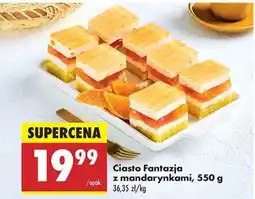 Biedronka Ciasto Fantazja z mandarynkami 550 g oferta