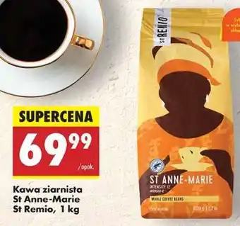 Biedronka Kawa ziarnista St Anne-Marie St Remio, 1 kg oferta