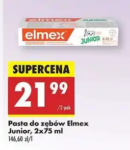Biedronka Pasta do zębów Elmex Junior, 2x75 ml oferta